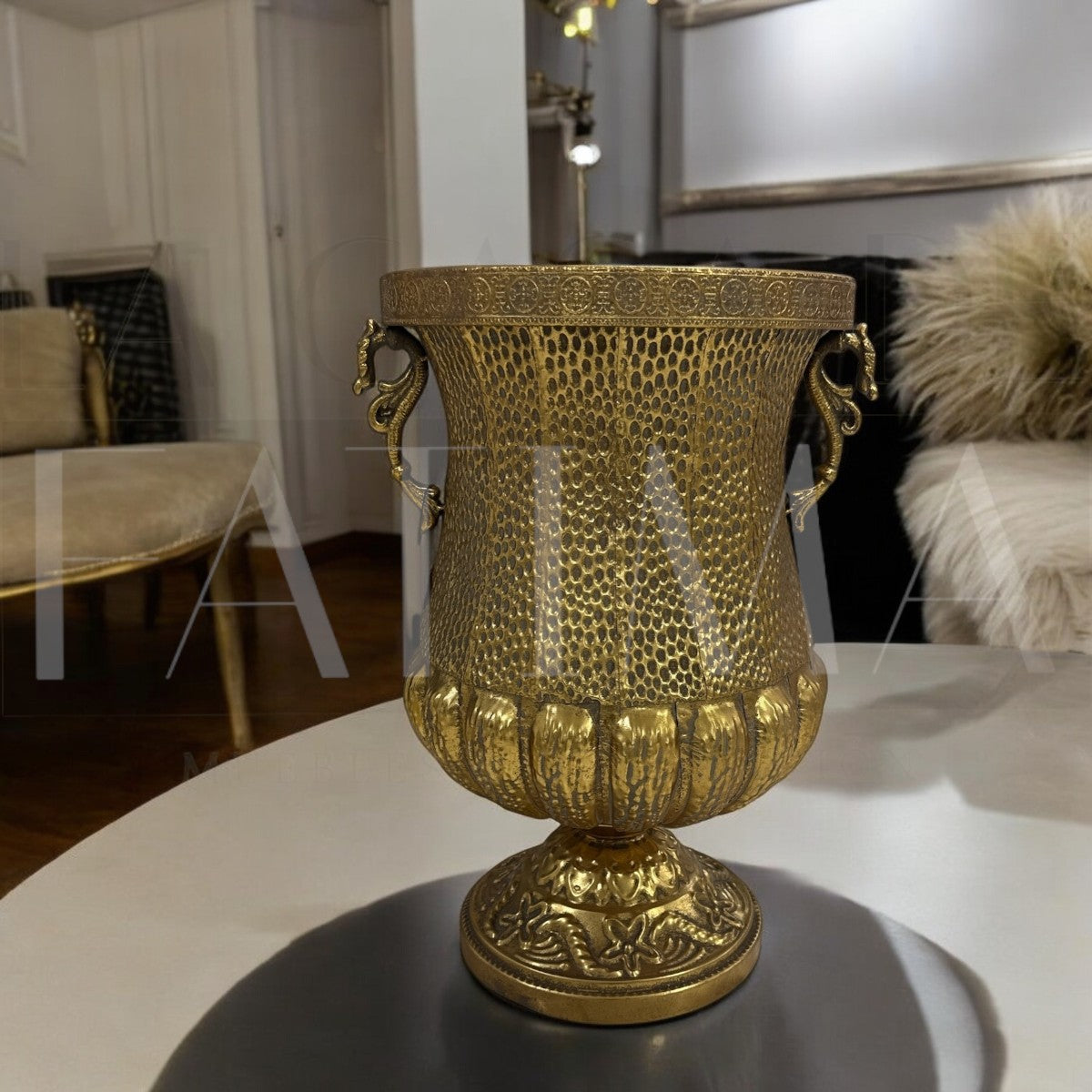 Maceta Metálica Romana