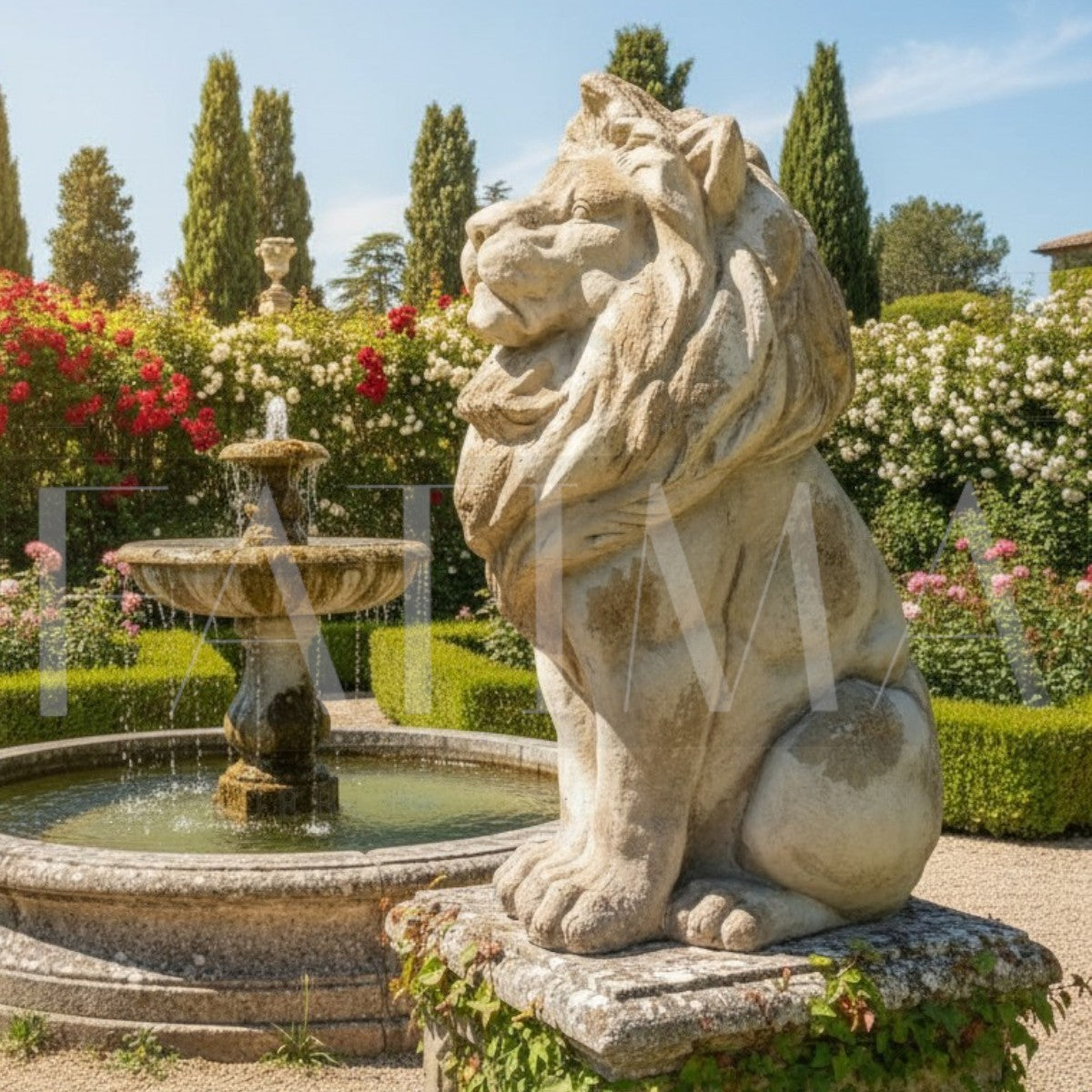 Escultura León Guardián