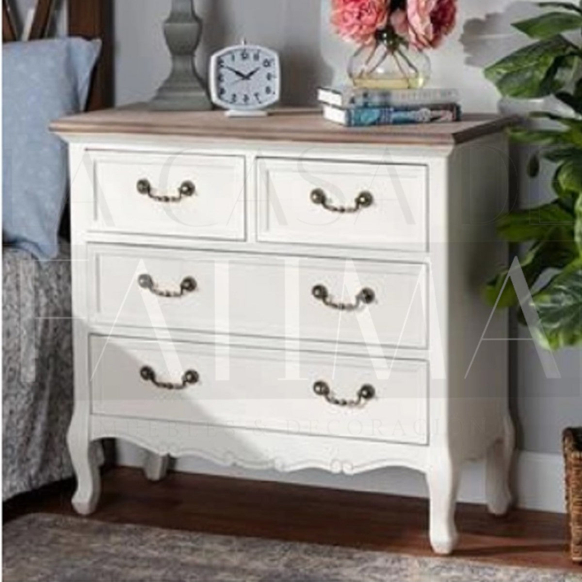 Cómoda Normando 4 Cajones