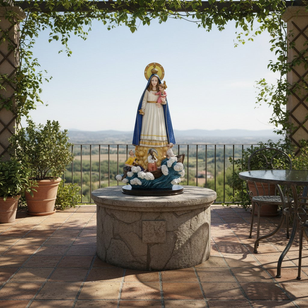 Virgen de la Caridad del Cobre 55 cms.