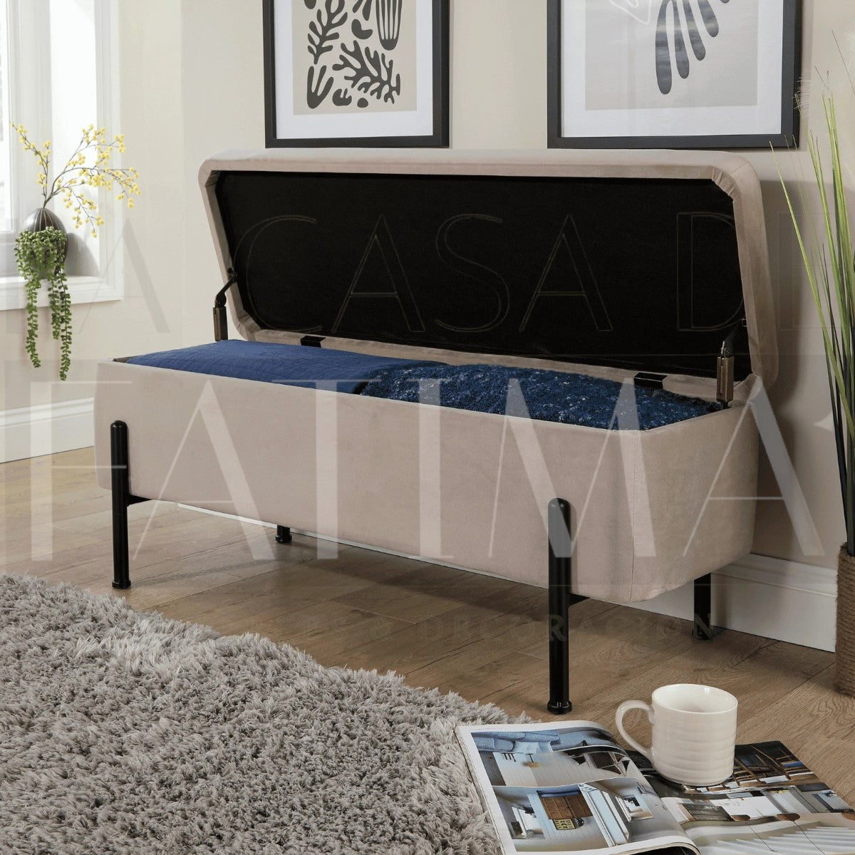 Banqueta Otoman Rectangular