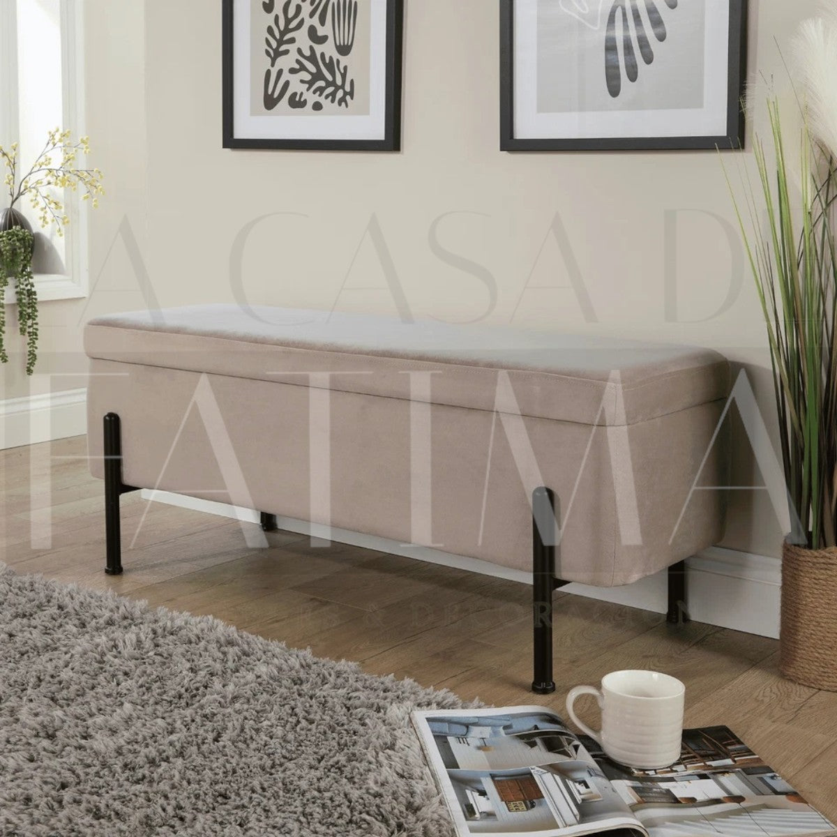 Banqueta Otoman Rectangular