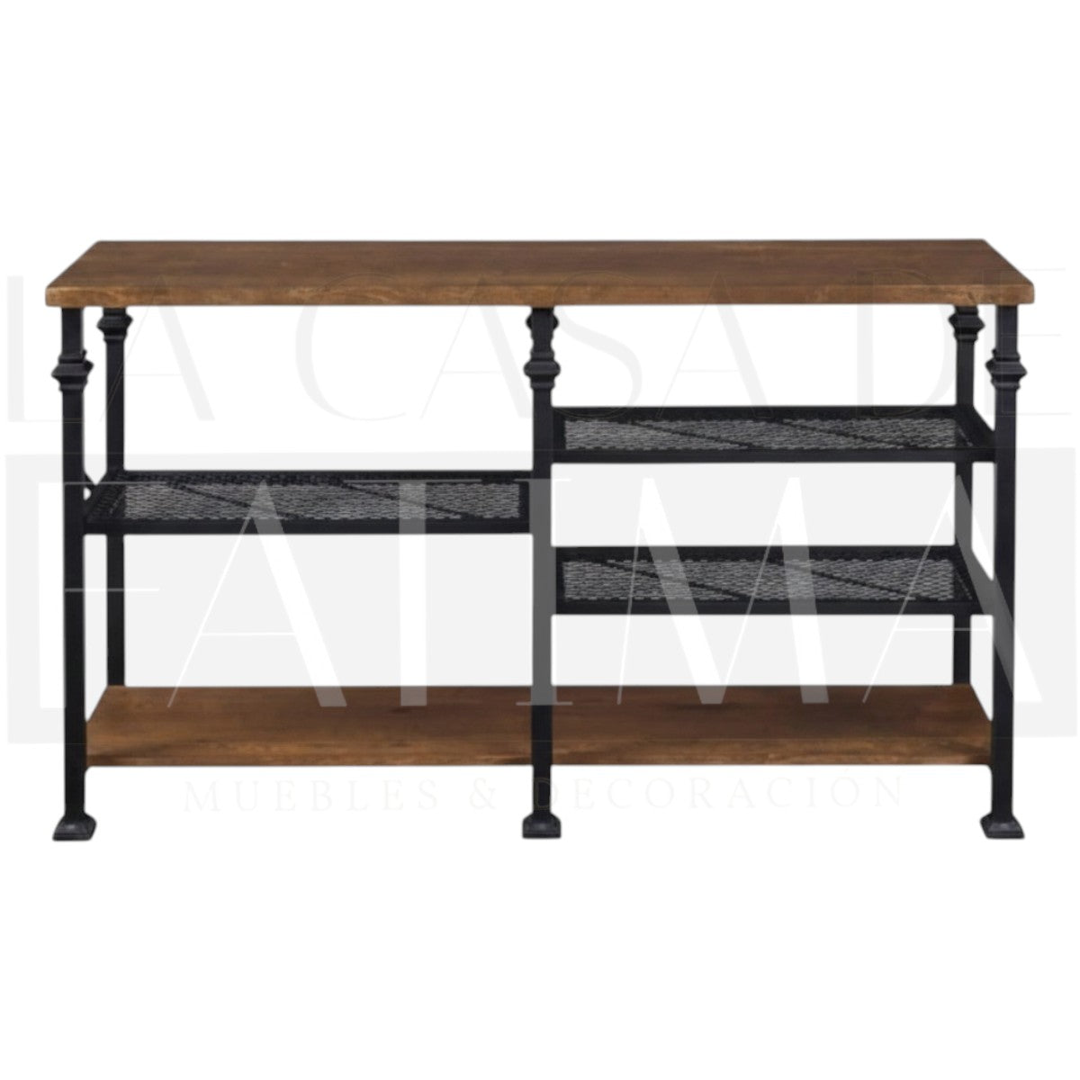 Arrimo Industrial Madera y Reja Metálica 140