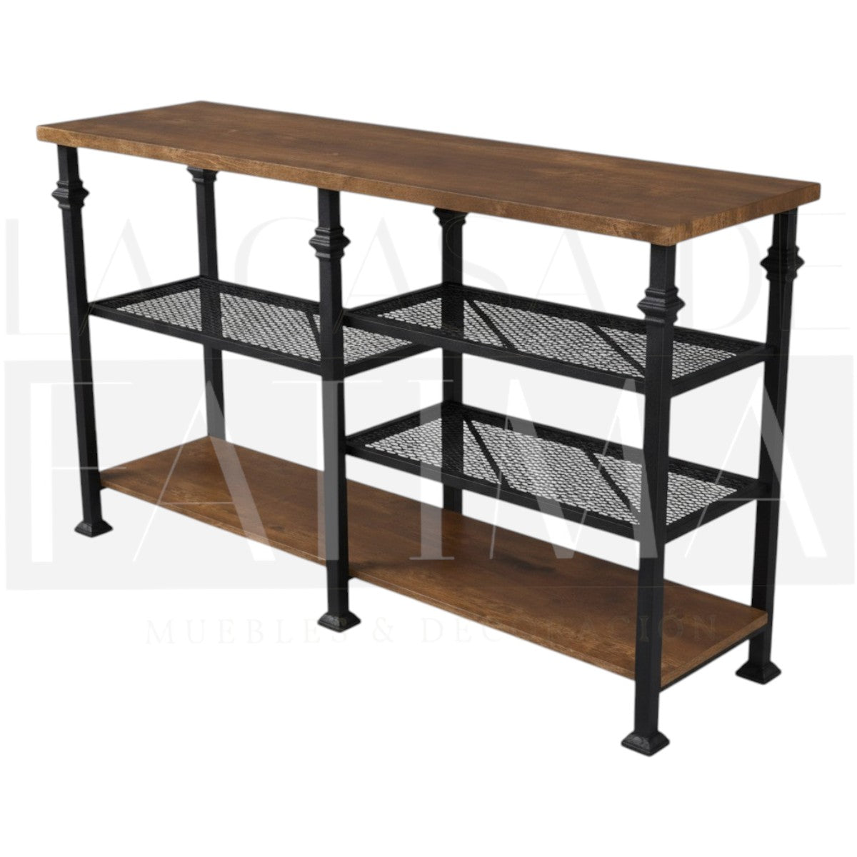 Arrimo Industrial Madera y Reja Metálica 140