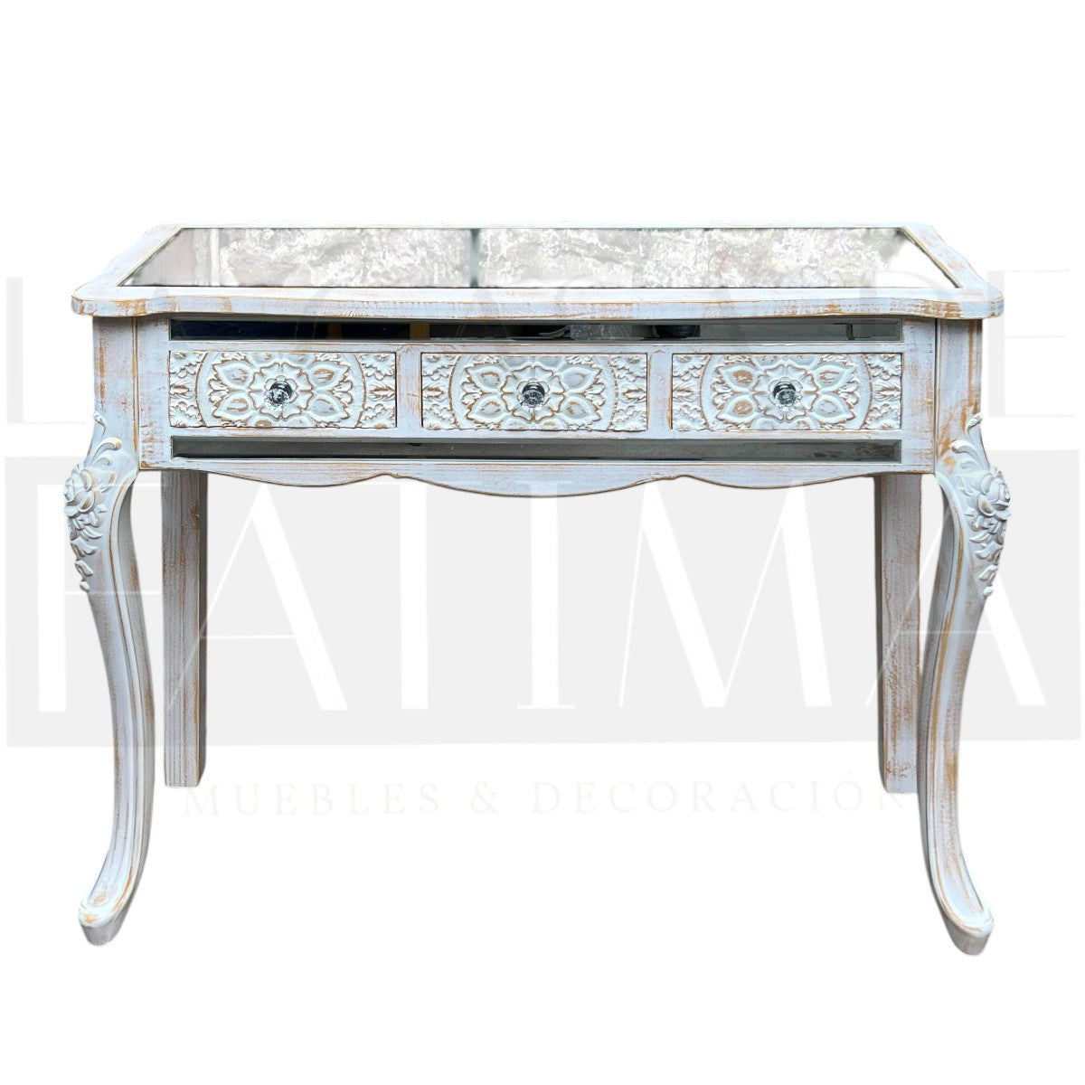 Mesa de Arrimo Espejada Amalfitana