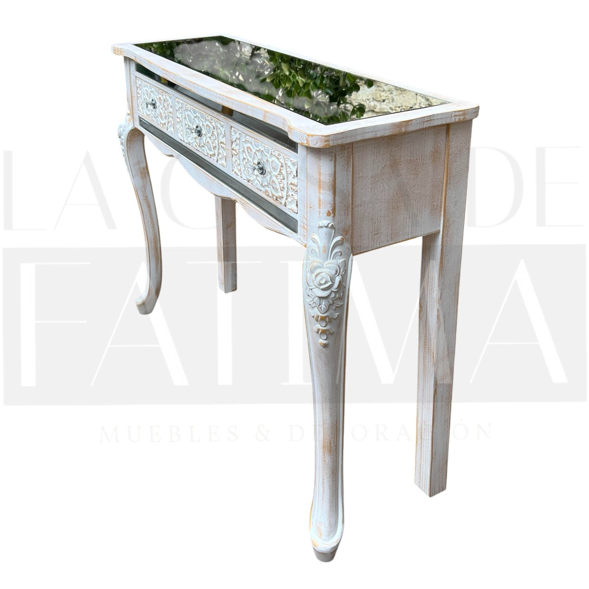 Mesa de Arrimo Espejada Amalfitana
