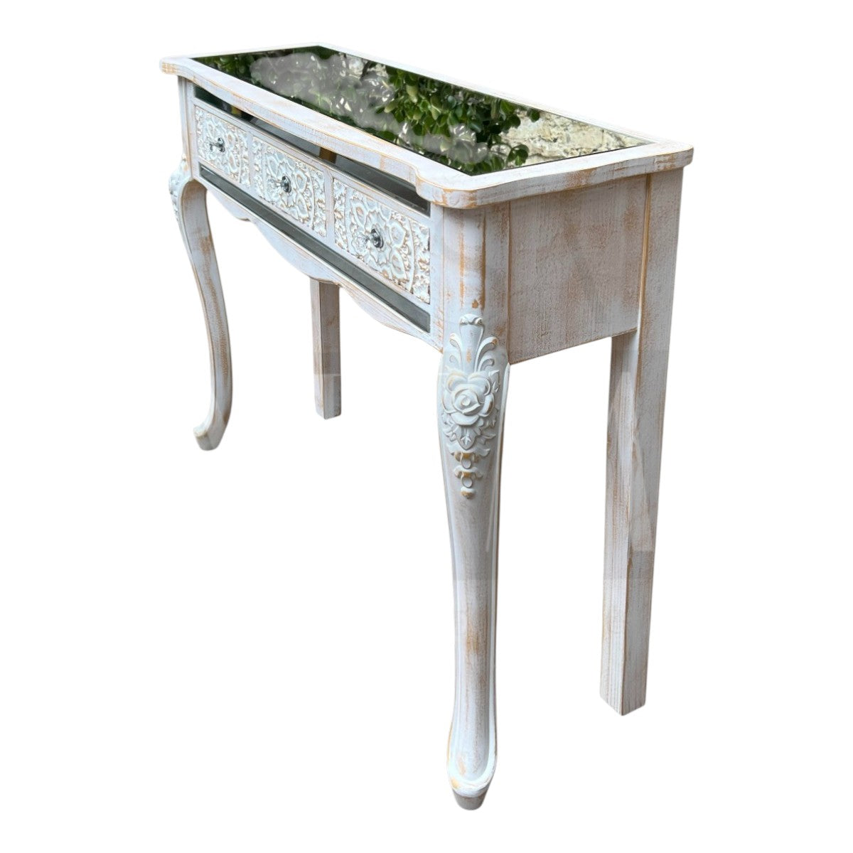 Mesa de Arrimo Espejada Amalfitana