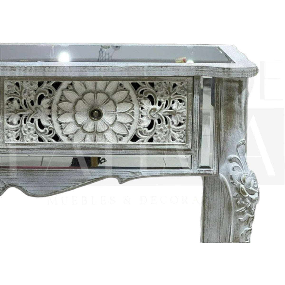 Mesa de Arrimo Espejada Rochelle