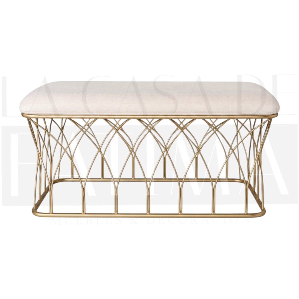 Banqueta Dorada Arcos