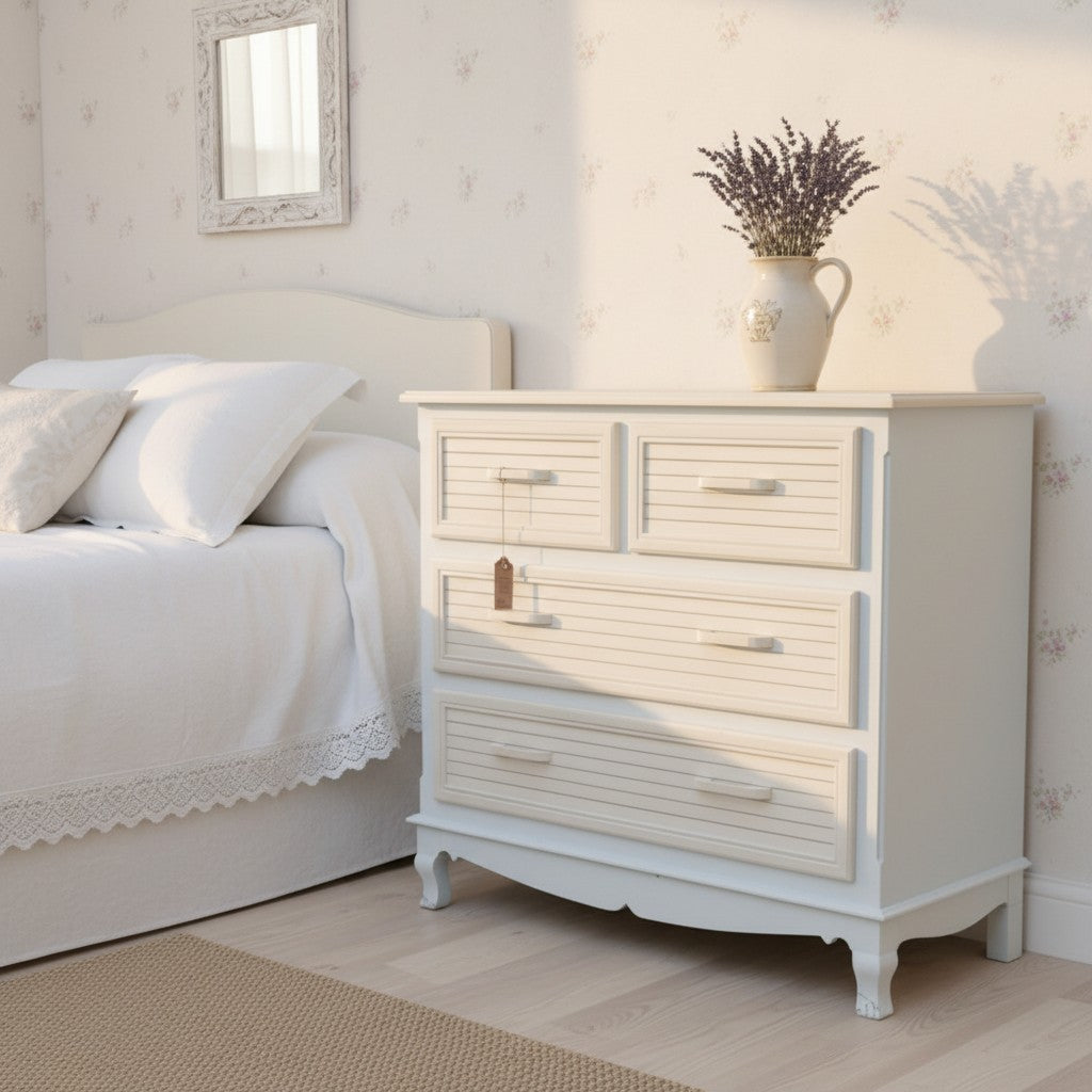 Cómoda Provenzal 4 Cajones