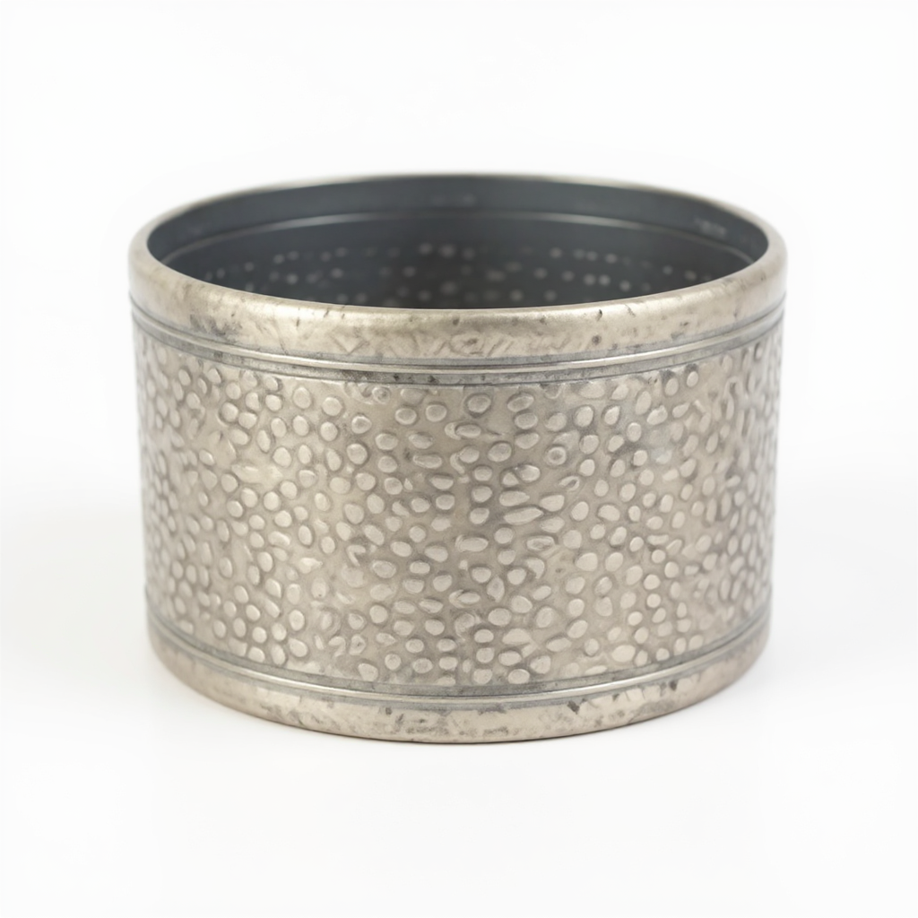 Set de 3 Macetas Metálicas – Dorado Chic