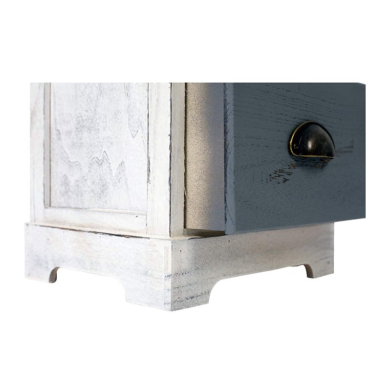 Cabinet Shabby Gris 4 Cajones