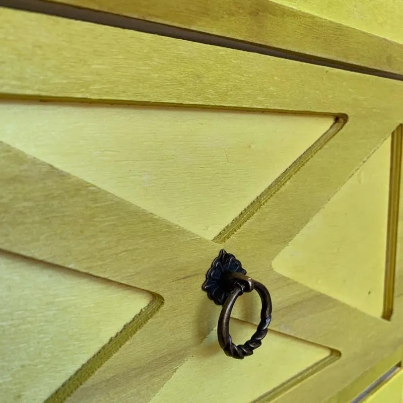 Velador Mostaza 3 Cajones