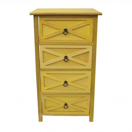 Cabinet Mostaza 4 Cajones