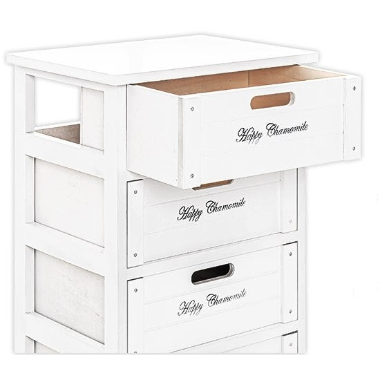Cabinet 5 cajones Happy White