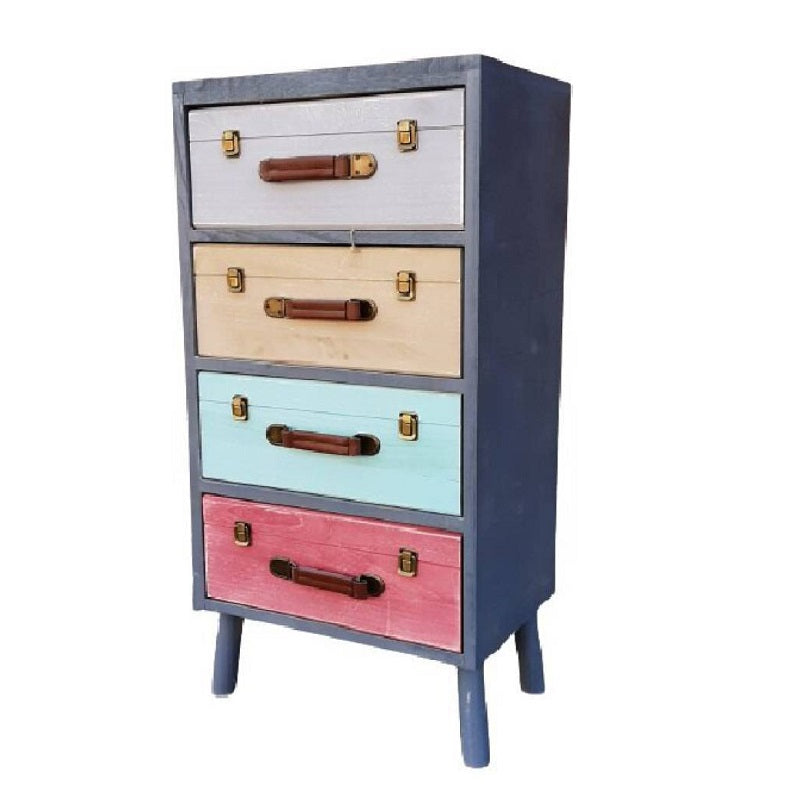 Cabinet Baúl Vintage 4 Cajones