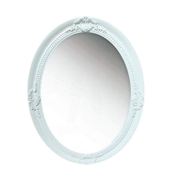 Espejo Ovaldo Blanco Provenzal