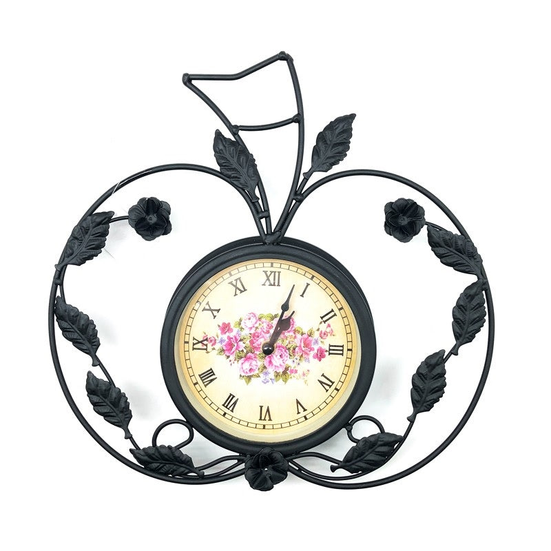 Reloj Metal Floral Violet