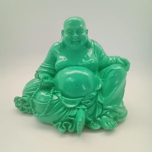 Buda de la abundancia y la felicidad verde