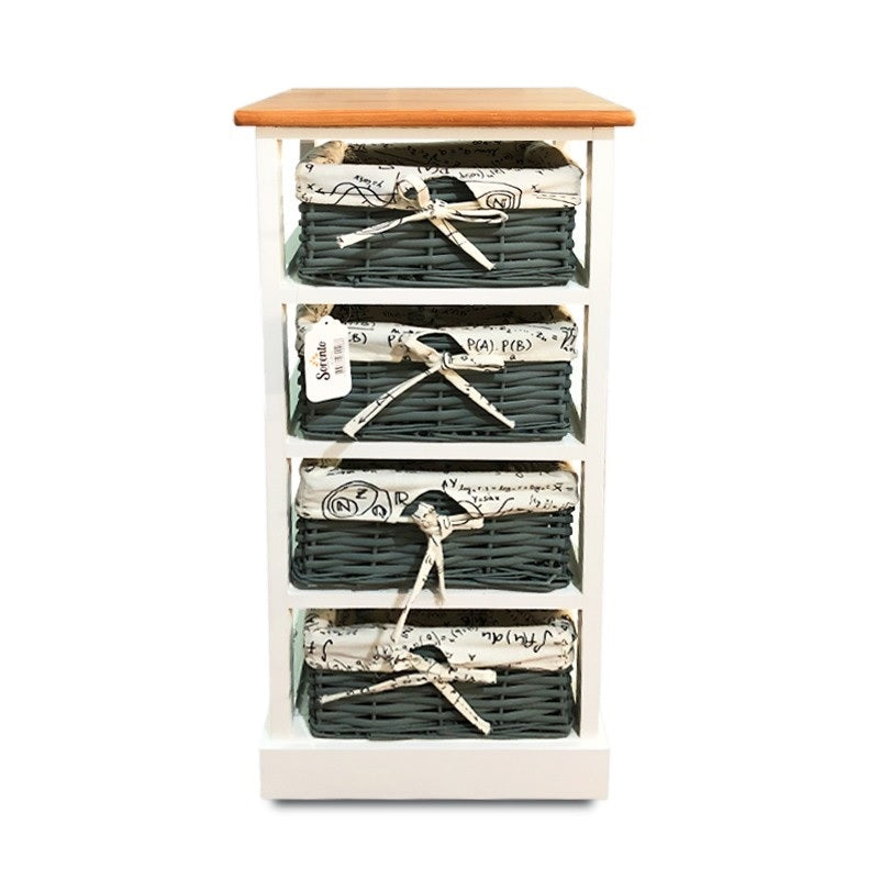 Cabinet 4 Cestas Grises