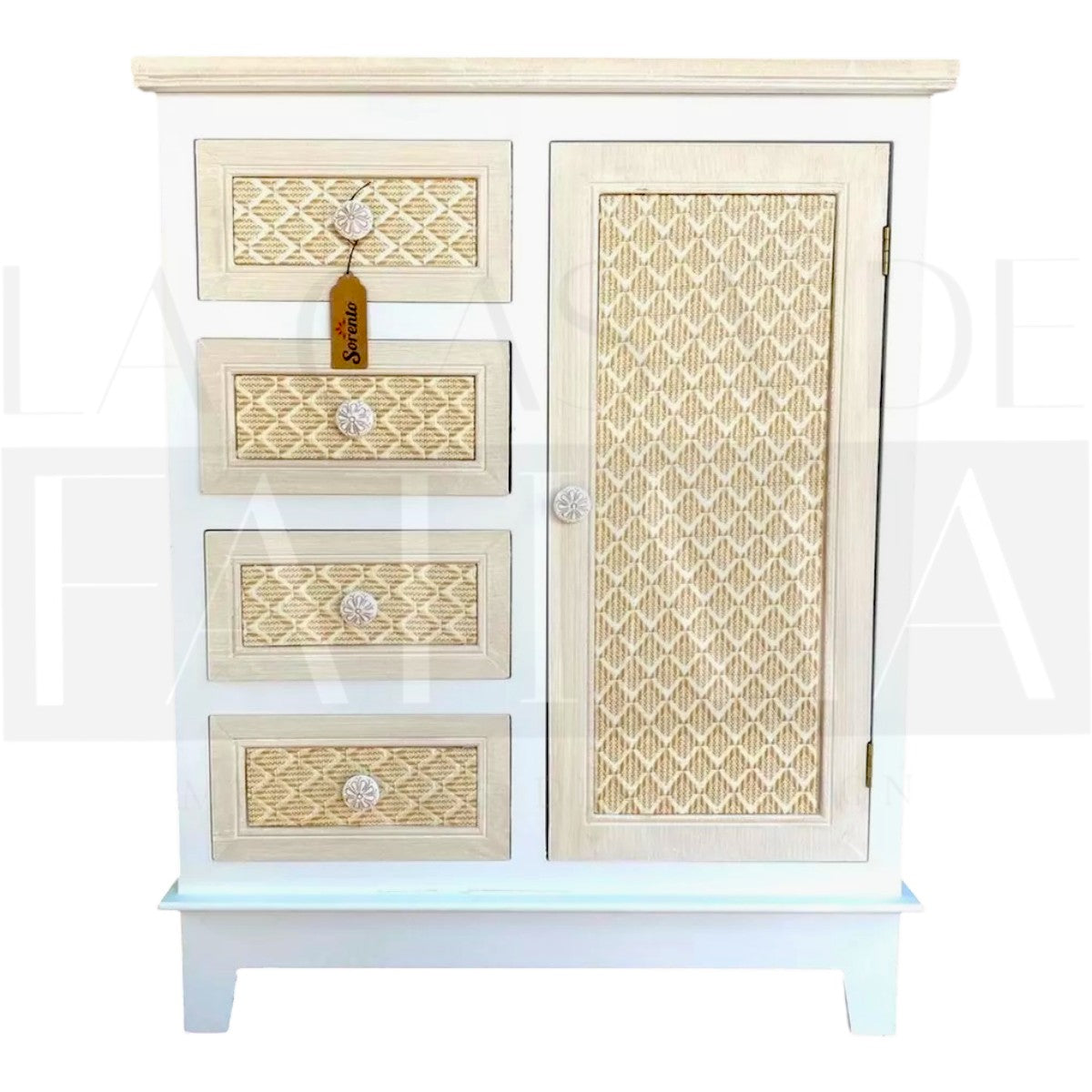 Cajonera Vintage 4 cajones y puerta