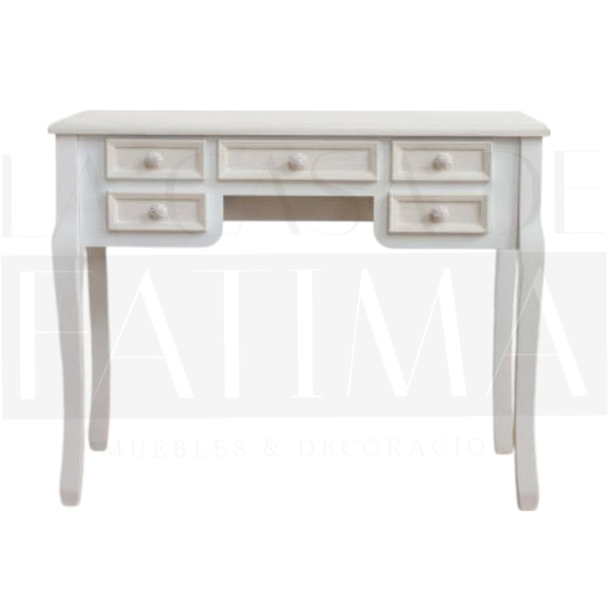 Mesa Arrimo 5 Cajones Vintage