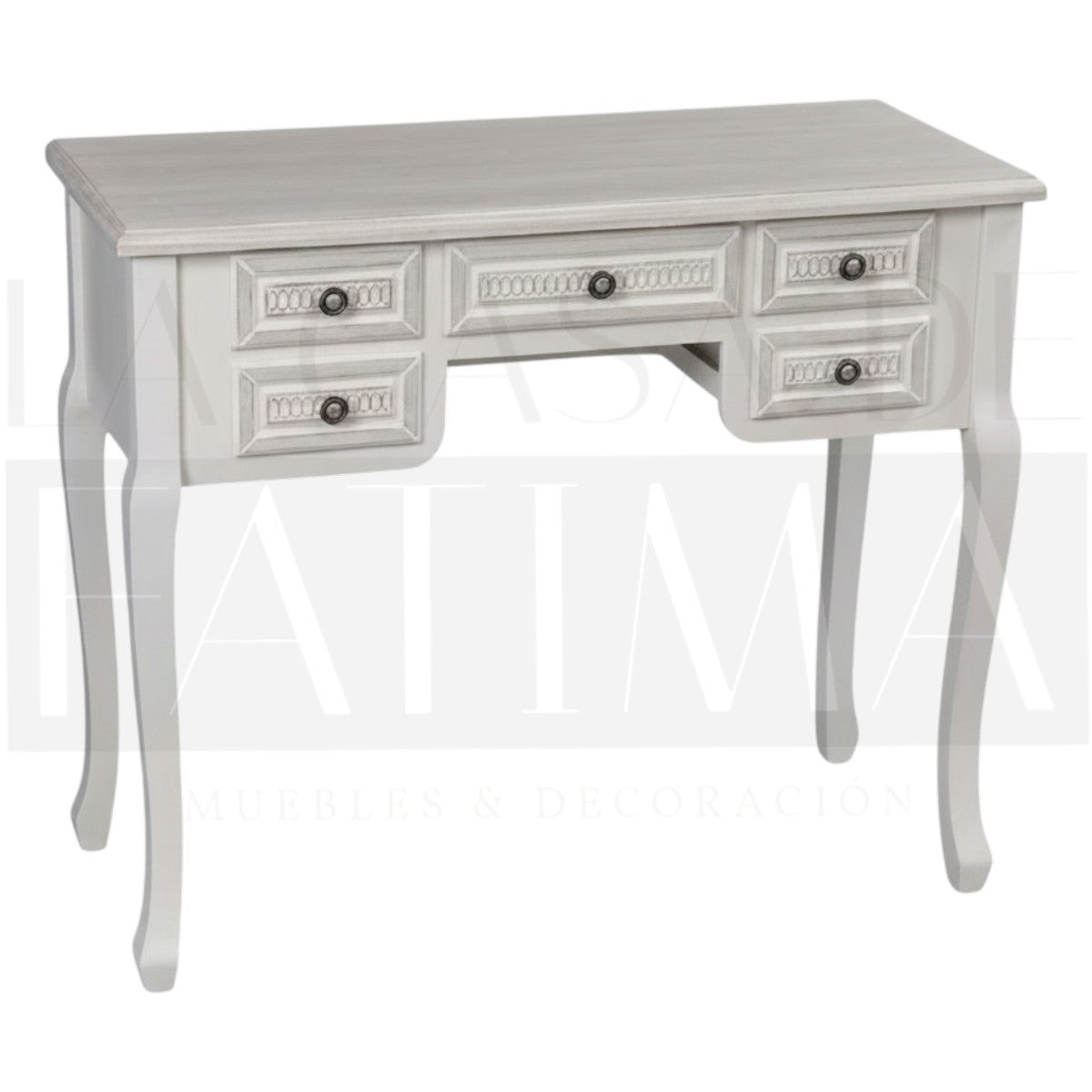 Mesa Arrimo 5 Cajones Vintage