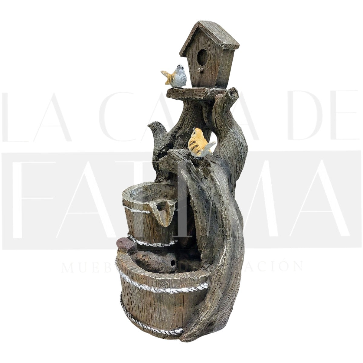 Fuente de Agua "Aves & Barriles”