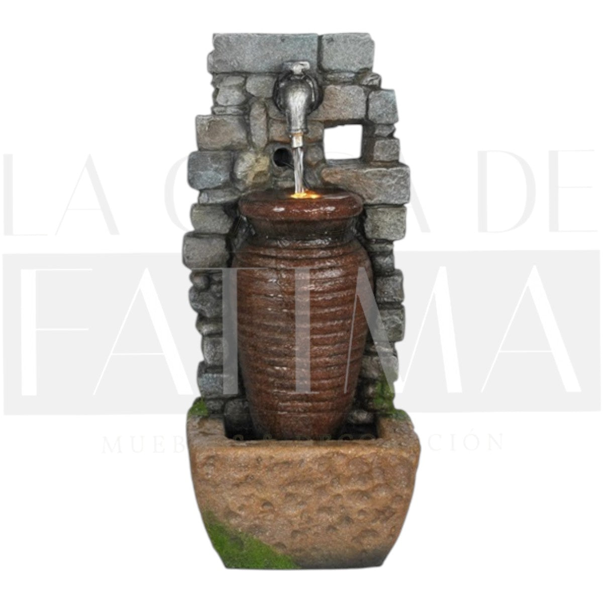 Fuente de Agua Muro con Tinaja