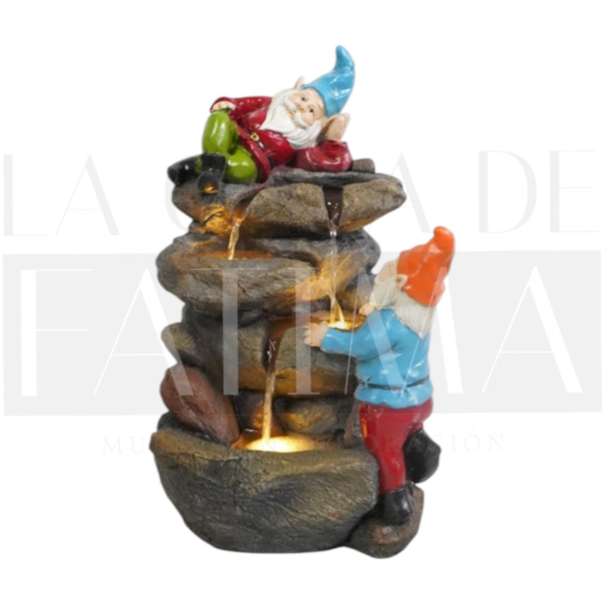 Fuente de Agua “Enanos” con LED