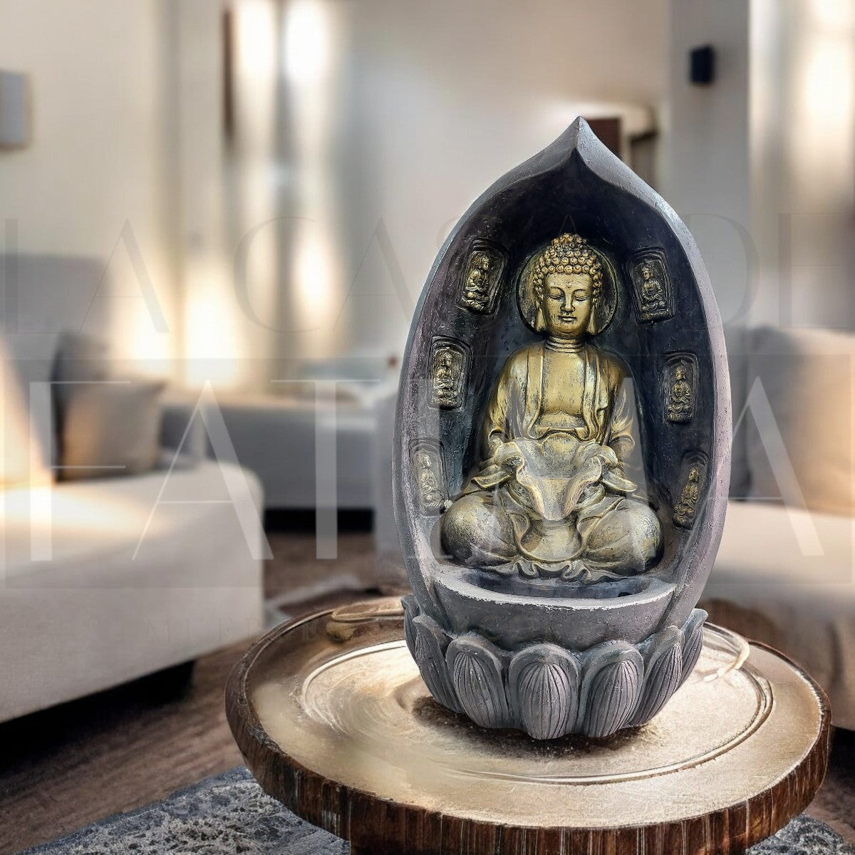 Fuente de Agua "Buda Loto"