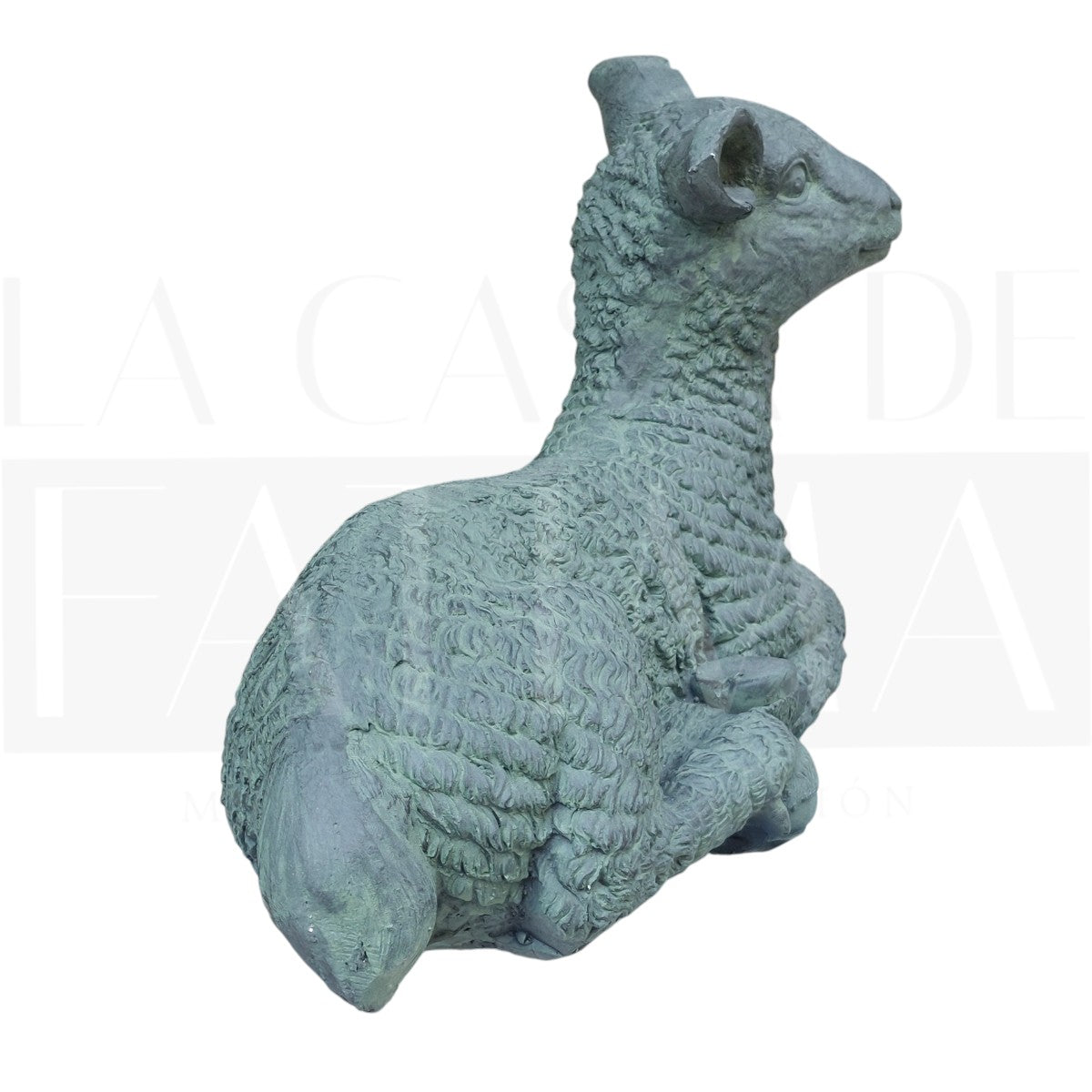 Figura Decorativa Cordero en Reposo