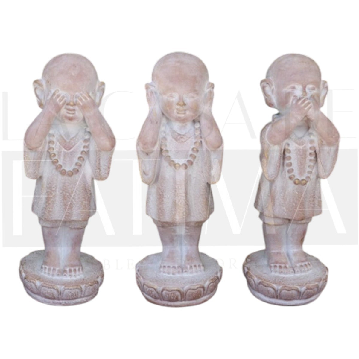 Figura Set 3 Monjes Sabios