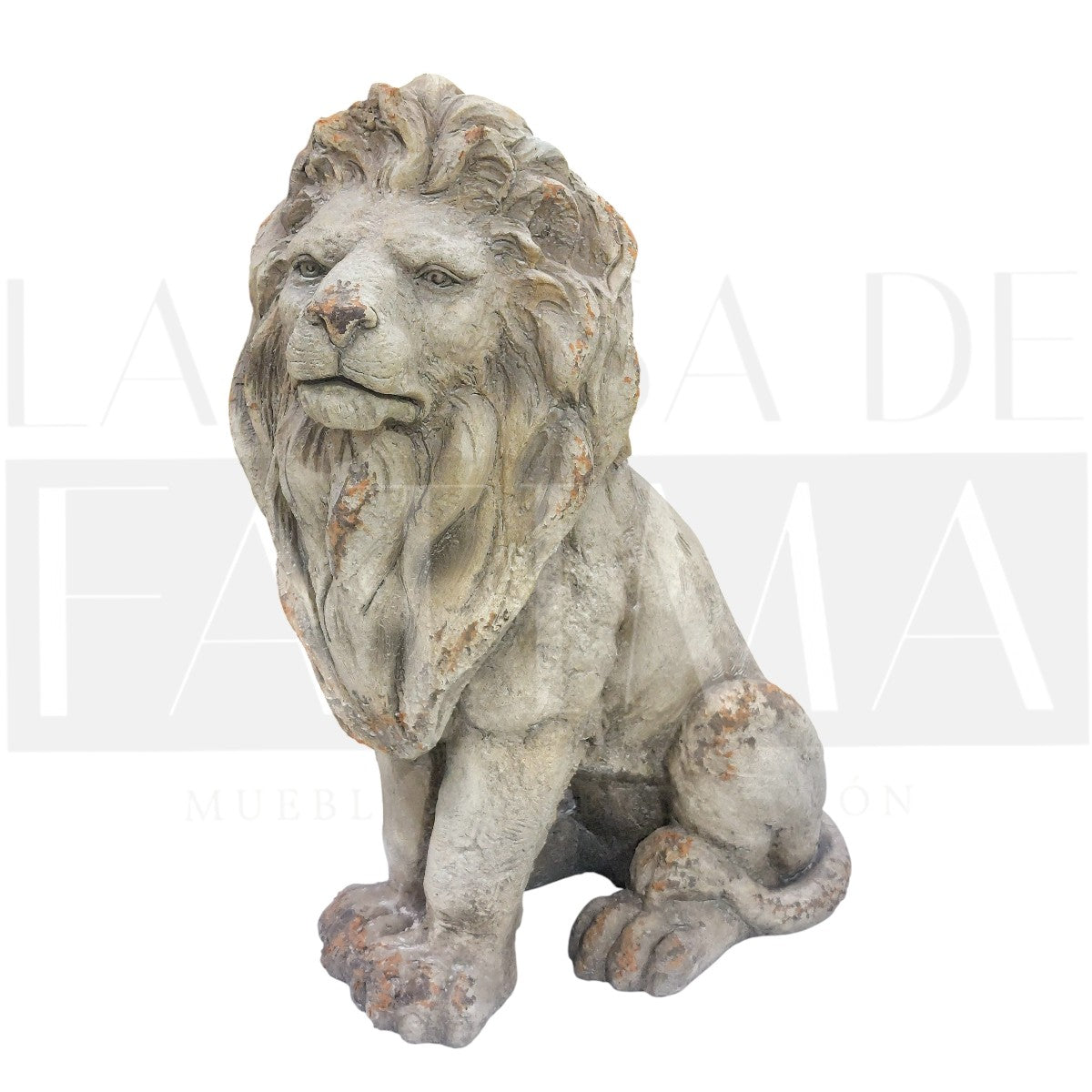 Escultura León Sentado