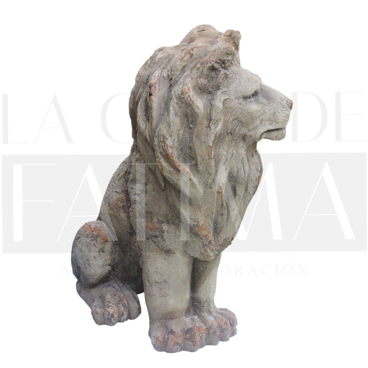 Escultura León Sentado