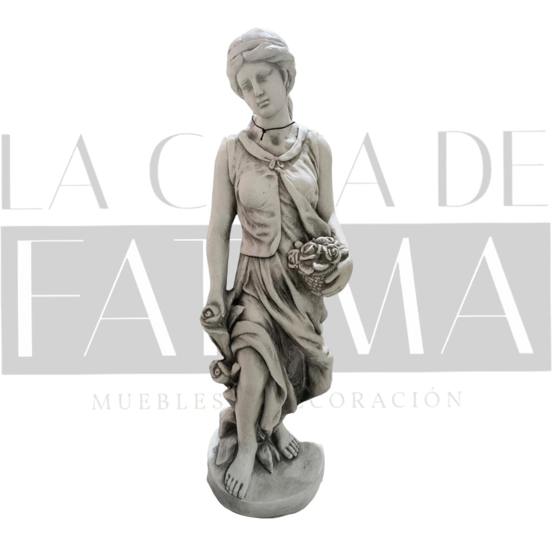 Figura Dama con Rosas