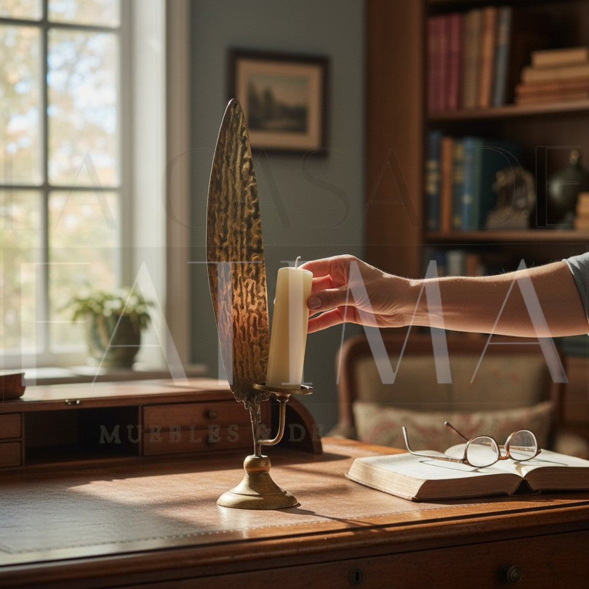 Candelabro Metálico Ala