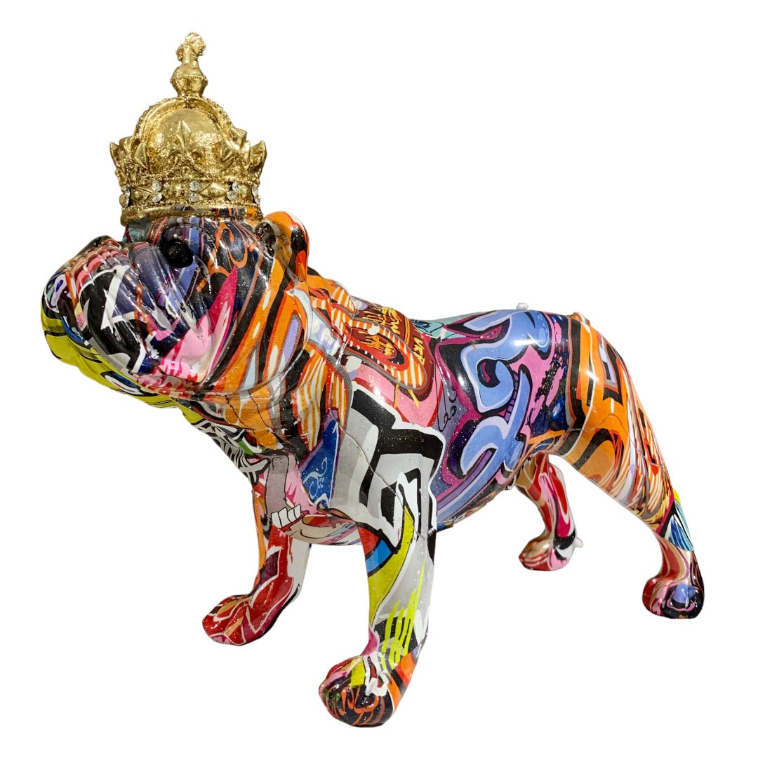 Figura Bulldog Grafitti Corona