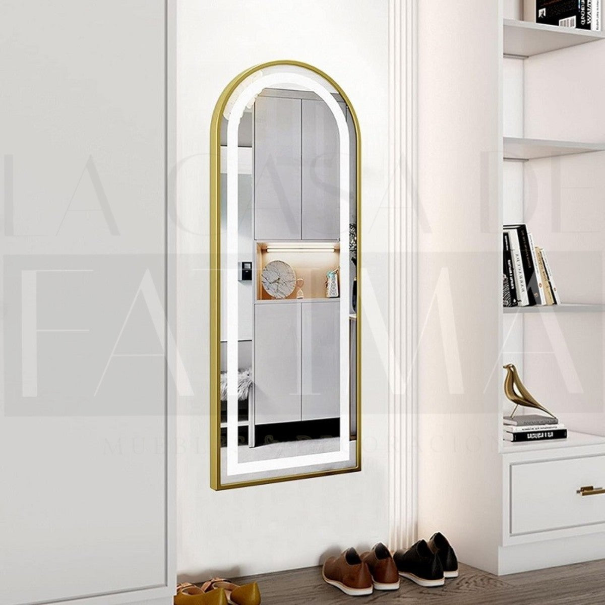 Espejo Rectangular LED Blanco de Cuerpo Completo con Pedestal 150x40 cm (Copia)