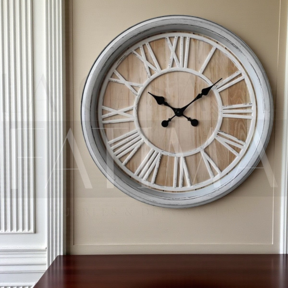 Reloj Mural Vintage Madera 51 cm