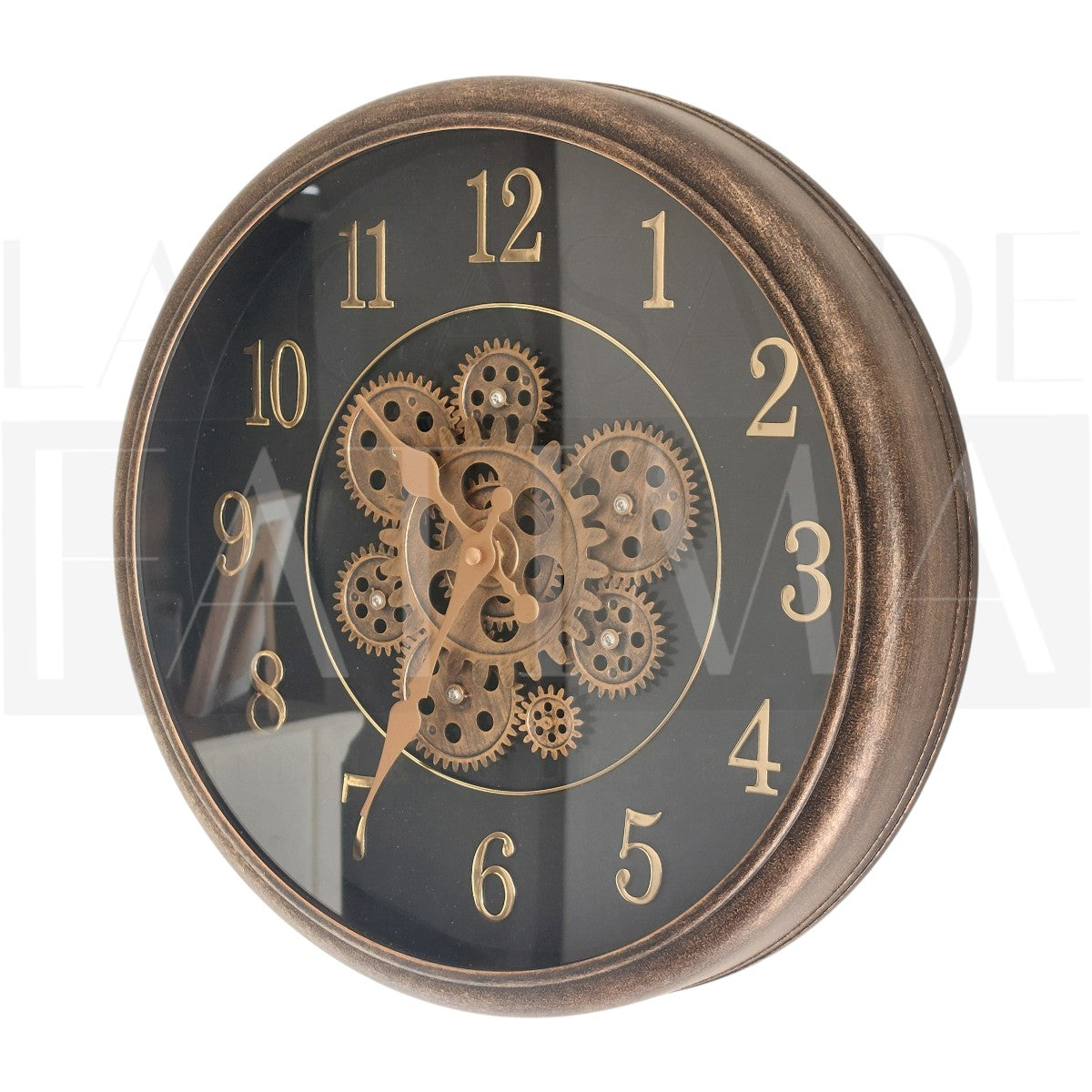 Reloj Mural Decorativo Mechanic Black