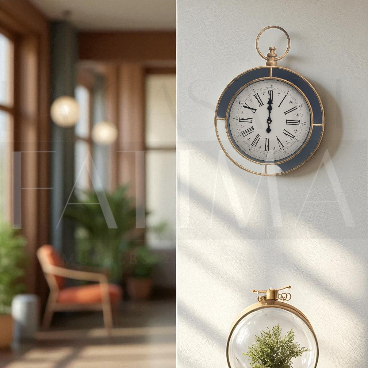 Reloj Mural Decorativo ESPEJADO