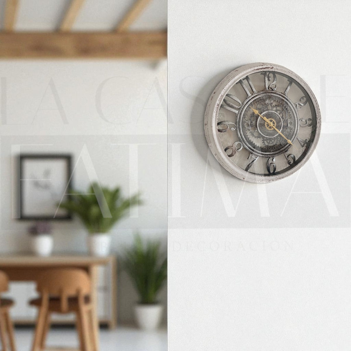 Reloj Mural Antique White