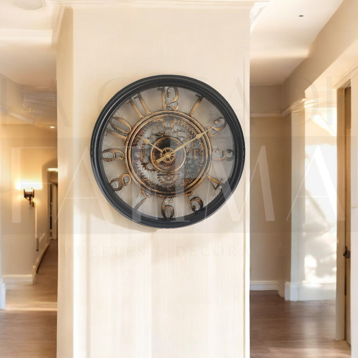 Reloj Mural Antique Gold
