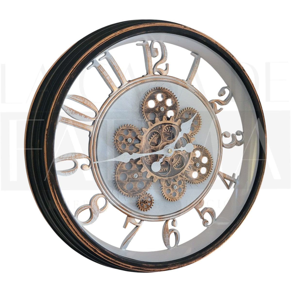 Reloj Mural Mechanic Gold