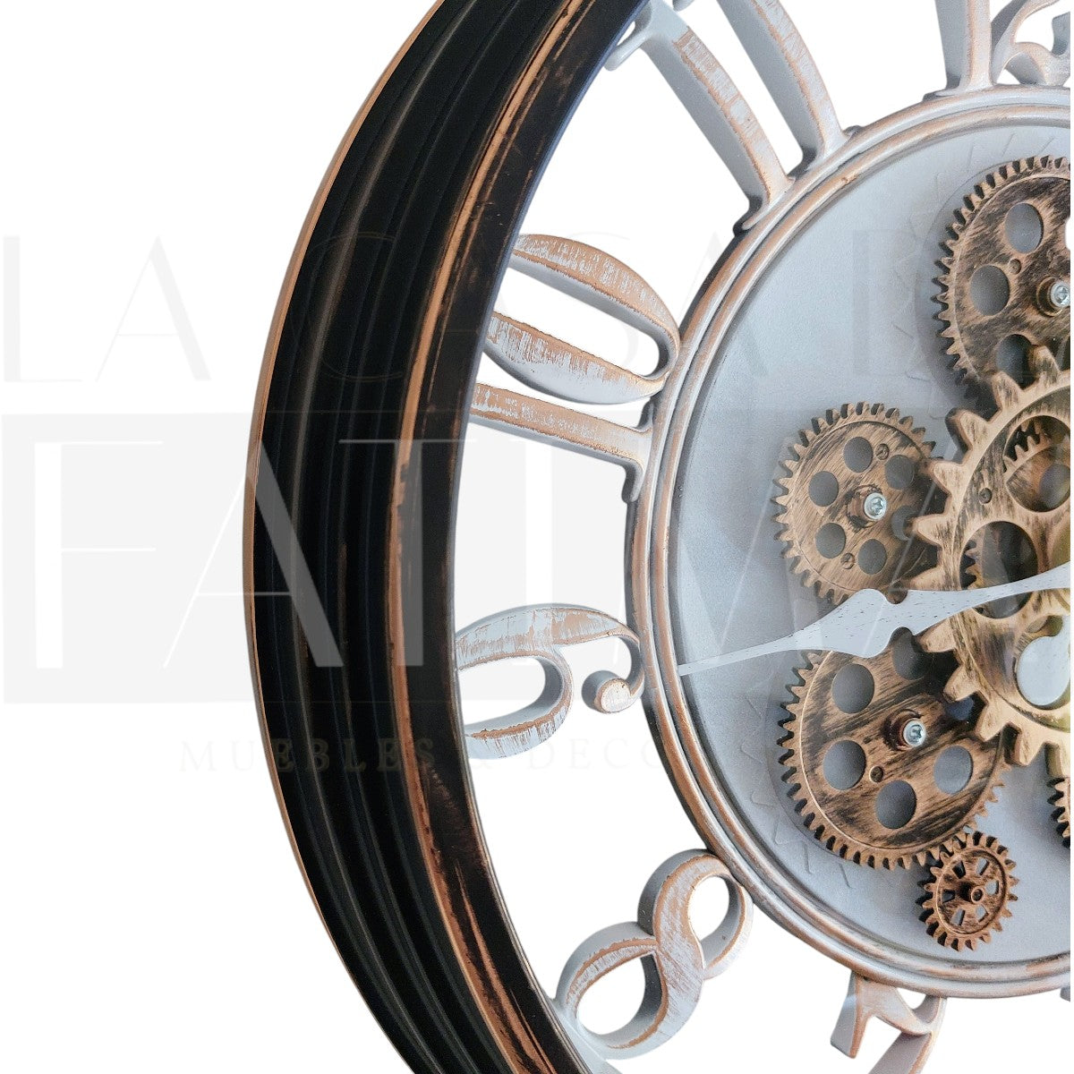Reloj Mural Mechanic Gold