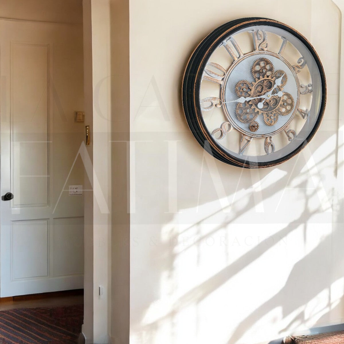 Reloj Mural Mechanic Gold