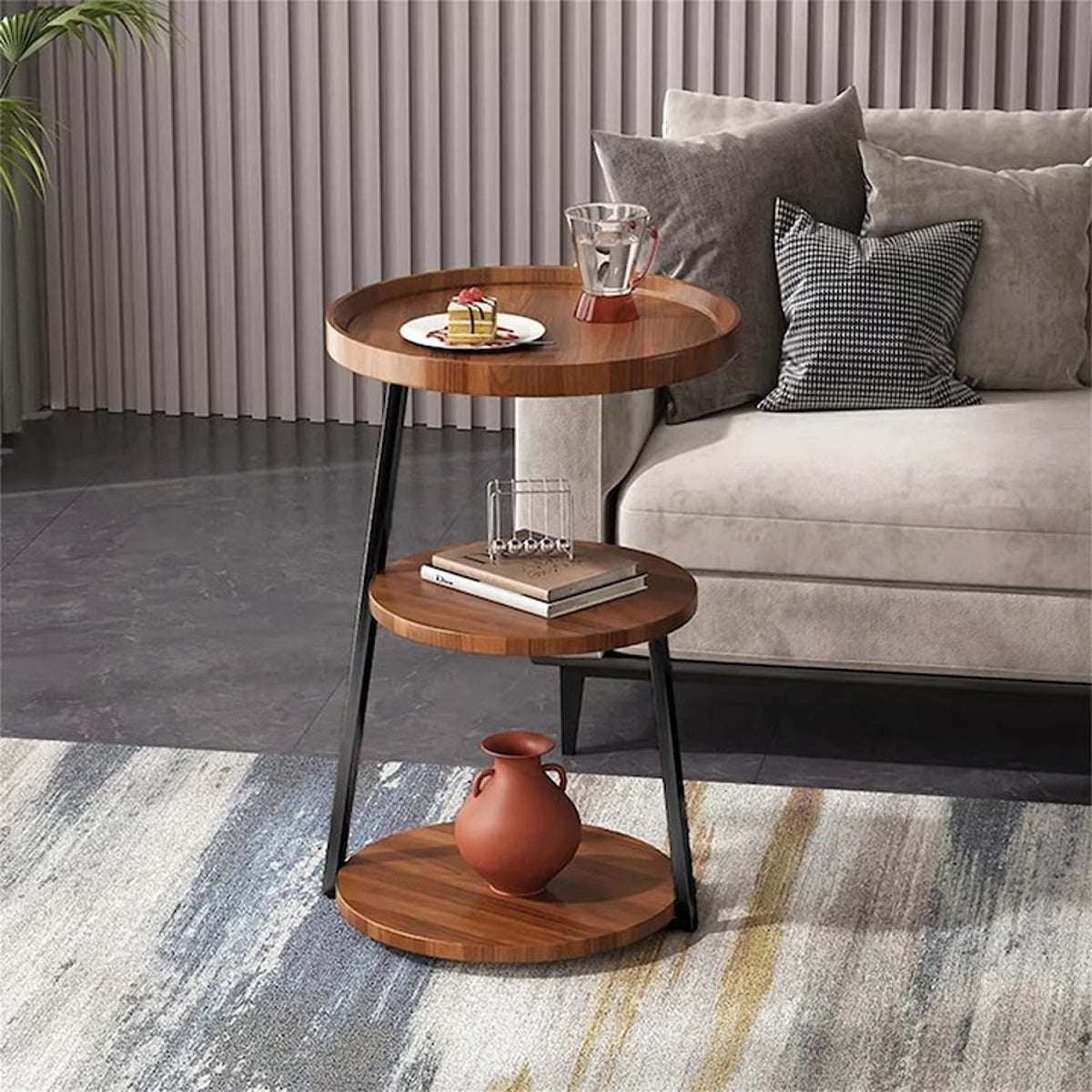 Mesa Madera Lateral 3 niveles
