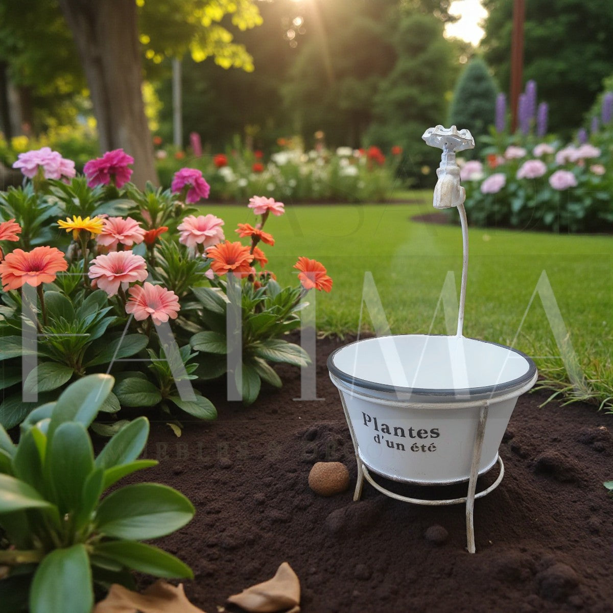 Portamaceta con Grifo Decorativo