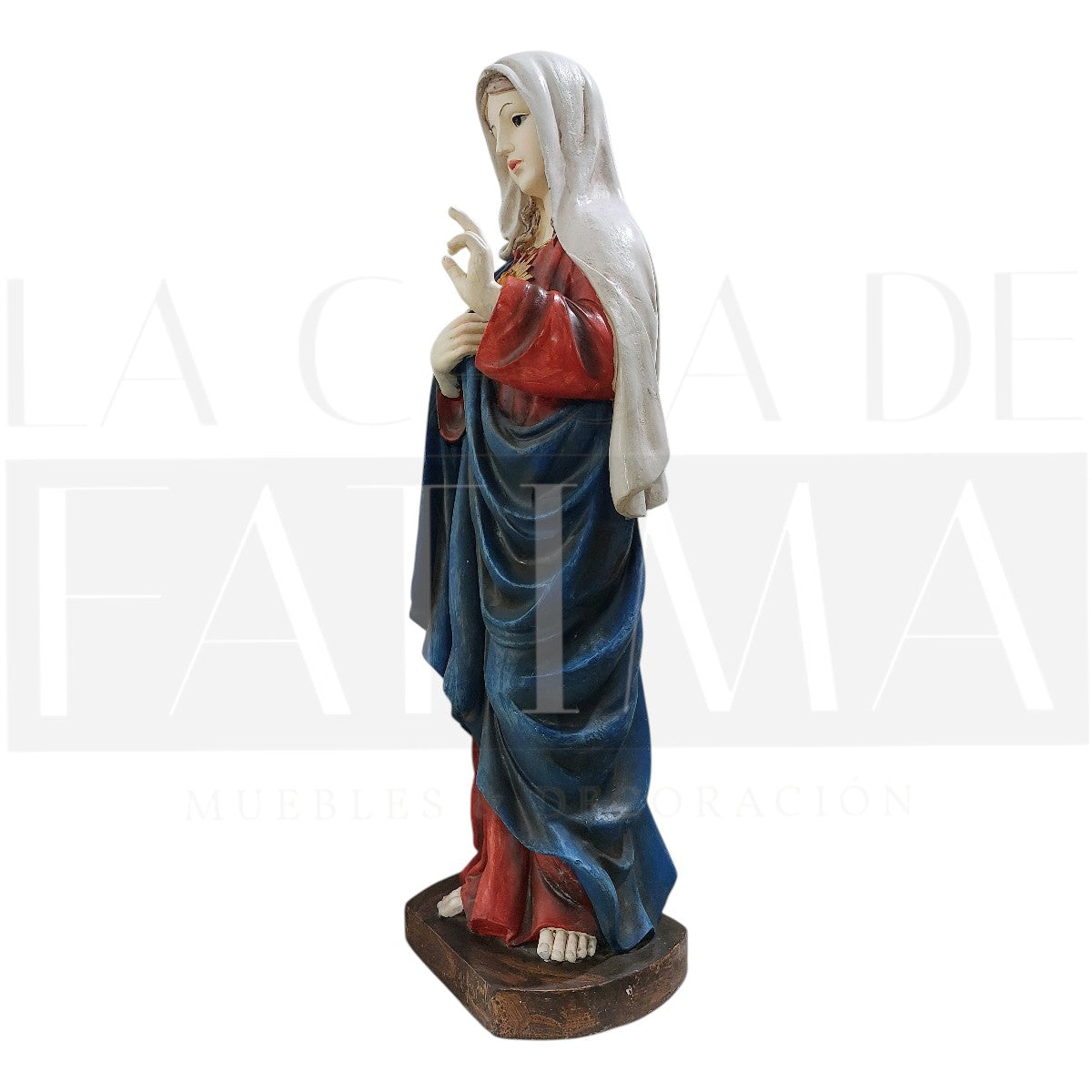 Imagen de la Virgen del Sagrado Corazón de María 90 cms.